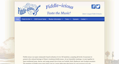 Desktop Screenshot of fiddleicious.com
