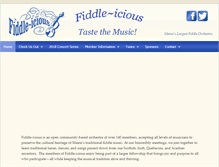 Tablet Screenshot of fiddleicious.com